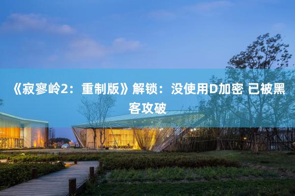 《寂寥岭2：重制版》解锁：没使用D加密 已被黑客攻破
