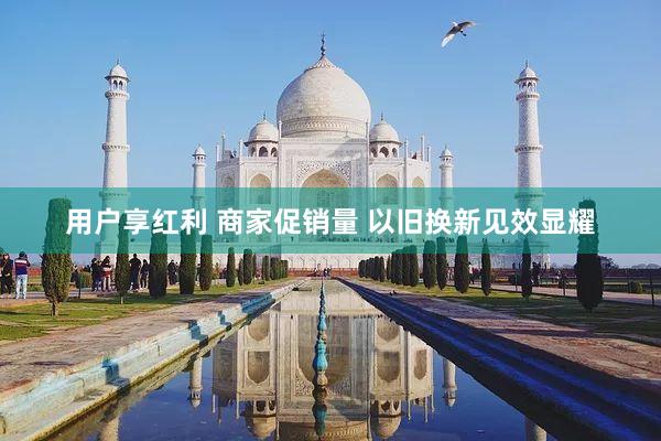 用户享红利 商家促销量 以旧换新见效显耀